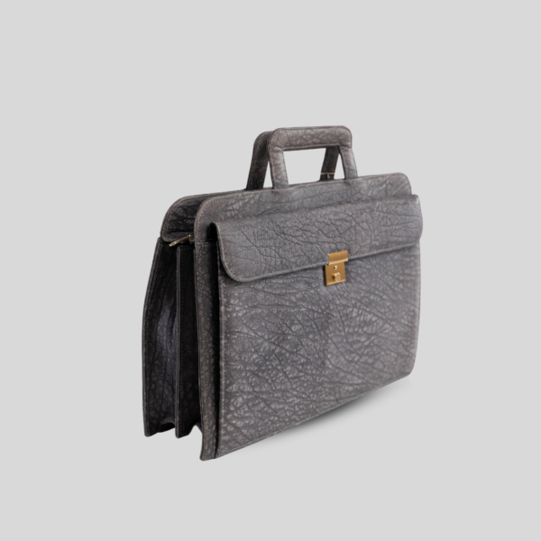 Buffalo Hide business bag Grey R2600 4