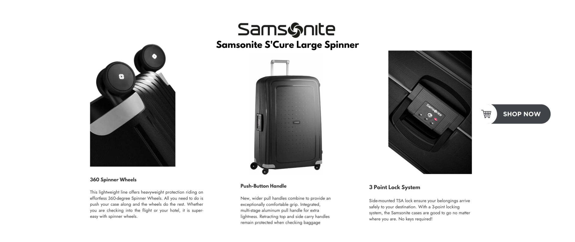 Samsonite S'Cure Large Spinner