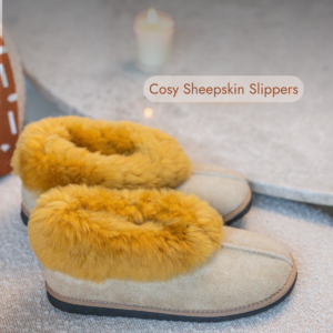 Cosy Sheepskin Slippers (Size 9-14)