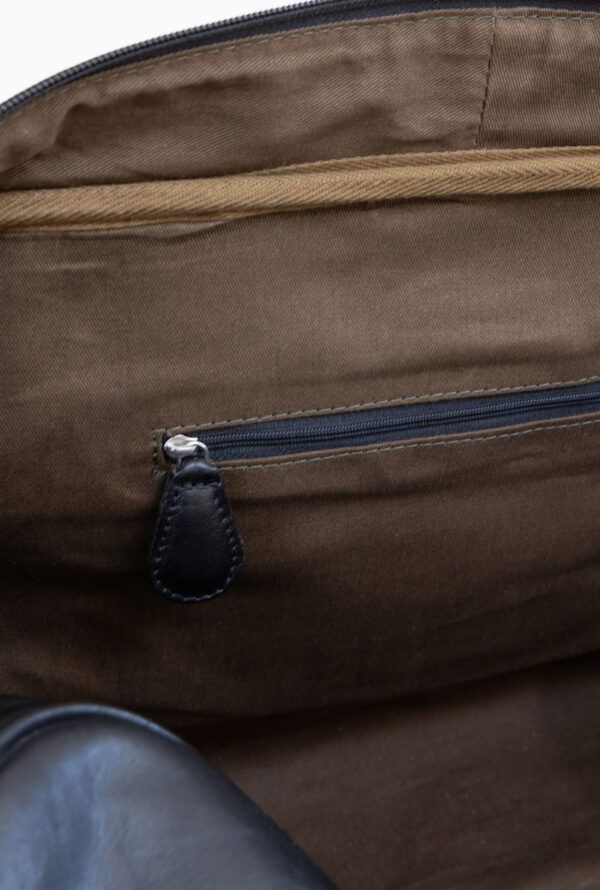 Nouveau Mens Leather Duffel Bag 3