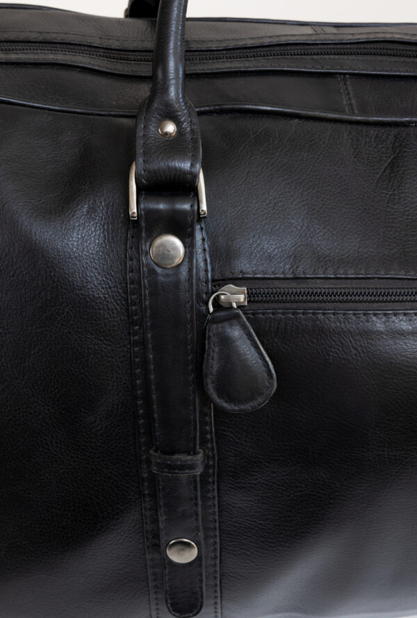 Nouveau Mens Leather Duffel Bag 6