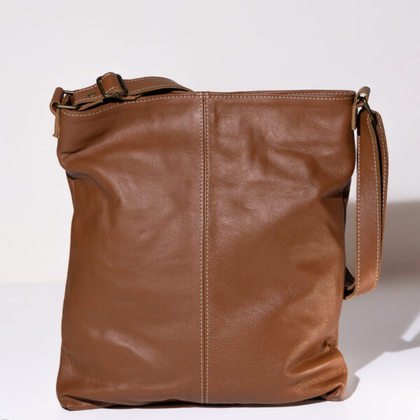 TAN LEATHER BAG