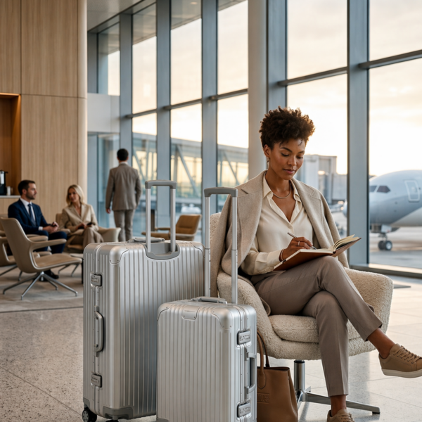 Evolution Vertigo Aluminium Carry On Trolley 75cm - Silver